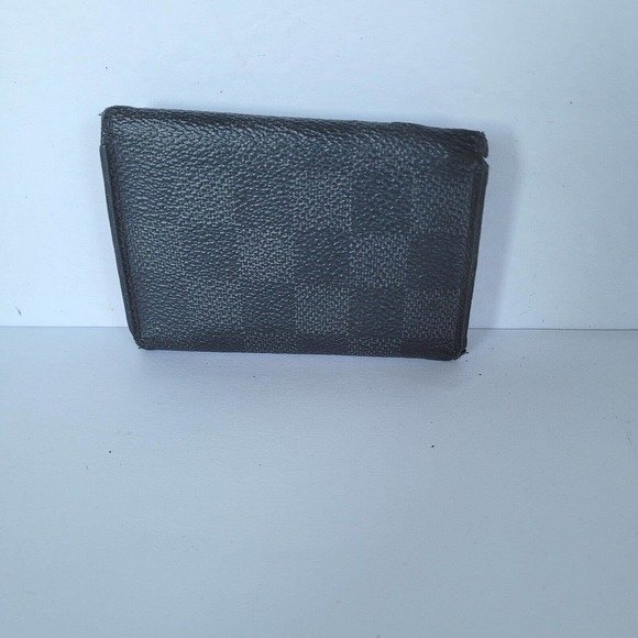 Authentic Louis Vuitton Damier Multicles 6 Key Hooks Case Graphite Small Check - Picture 2 of 10